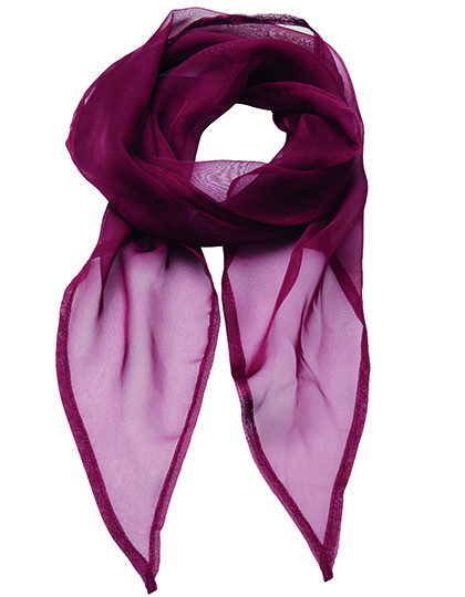 Premier Workwear Women´s Colours Collection Chiffon Scarf Burgundy (ca. Pantone 216C)
