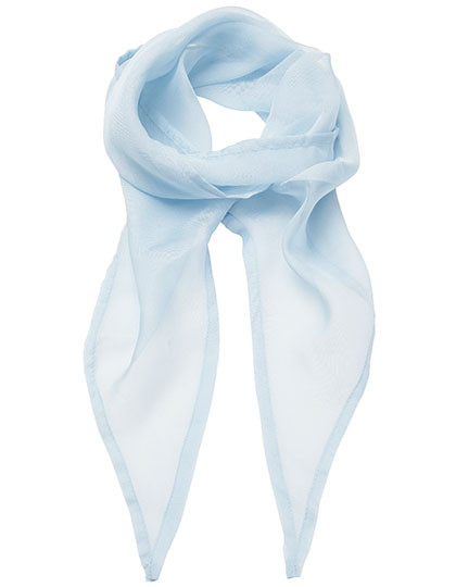 Premier Workwear Women´s Colours Collection Chiffon Scarf Light Blue (ca. Pantone 2708C)