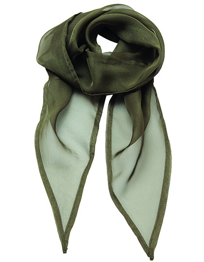 Premier Workwear Women´s Colours Collection Chiffon Scarf Olive (ca. Pantone 378C)