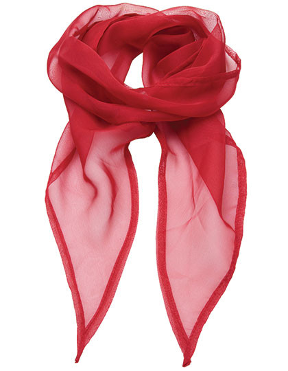 Premier Workwear Women´s Colours Collection Chiffon Scarf Red (ca. Pantone 200C)