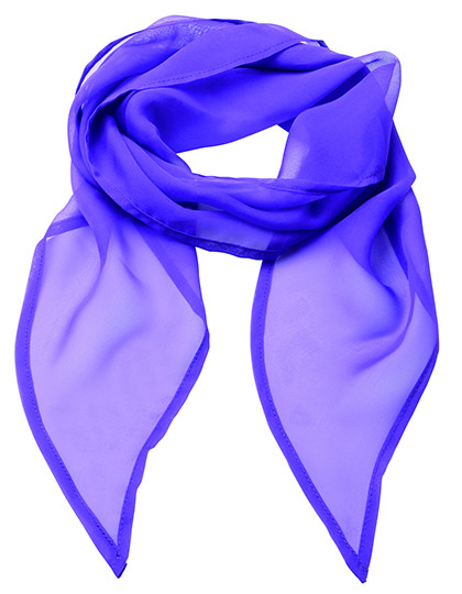 Premier Workwear Women´s Colours Collection Chiffon Scarf Rich Violet (ca. Pantone 2587C)