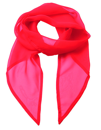 Premier Workwear Women´s Colours Collection Chiffon Scarf Strawberry Red (ca. Pantone 186C)