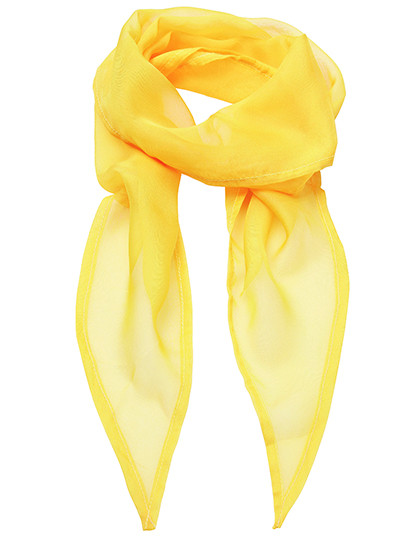 Premier Workwear Women´s Colours Collection Chiffon Scarf Sunflower (ca. Pantone 136C)