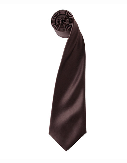 Premier Workwear Colours Collection Satin Tie Brown (ca. Pantone 476C)