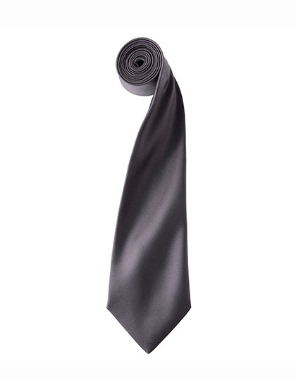 Premier Workwear Colours Collection Satin Tie Dark Grey
