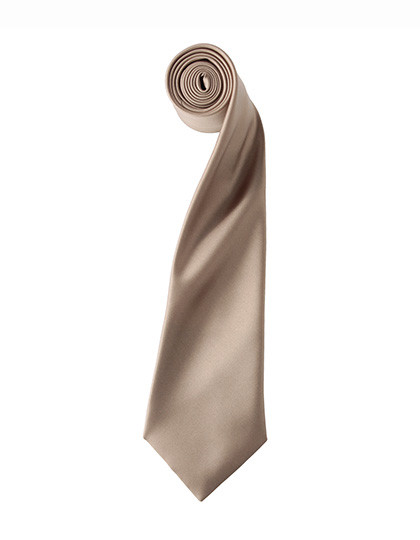 Premier Workwear Colours Collection Satin Tie Khaki (ca. Pantone 7503C)