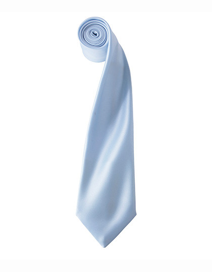 Premier Workwear Colours Collection Satin Tie Light Blue (ca. Pantone 2708C)