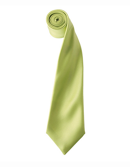 Premier Workwear Colours Collection Satin Tie Lime (ca. Pantone 382C)