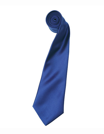 Premier Workwear Colours Collection Satin Tie Marine Blue (ca. Pantone 281C)
