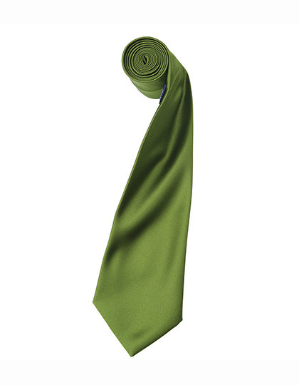 Premier Workwear Colours Collection Satin Tie Oasis Green (ca. Pantone 371C)