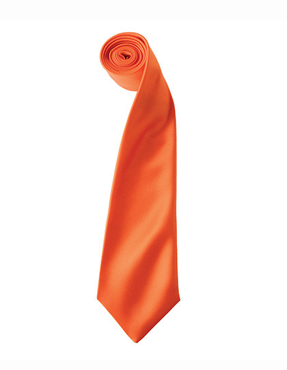 Premier Workwear Colours Collection Satin Tie Orange (ca. Pantone 1655C)
