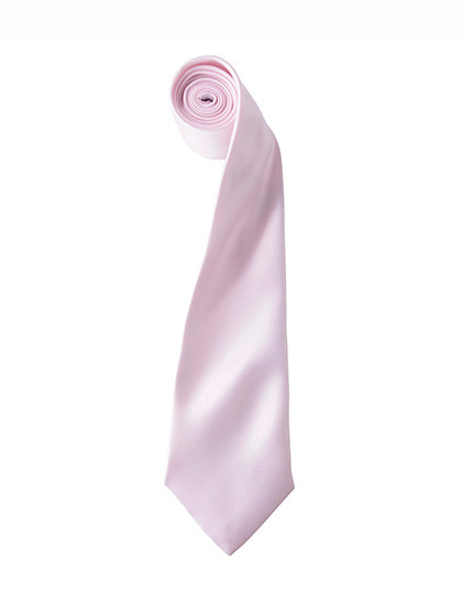 Premier Workwear Colours Collection Satin Tie Pink (ca. Pantone 1895C)