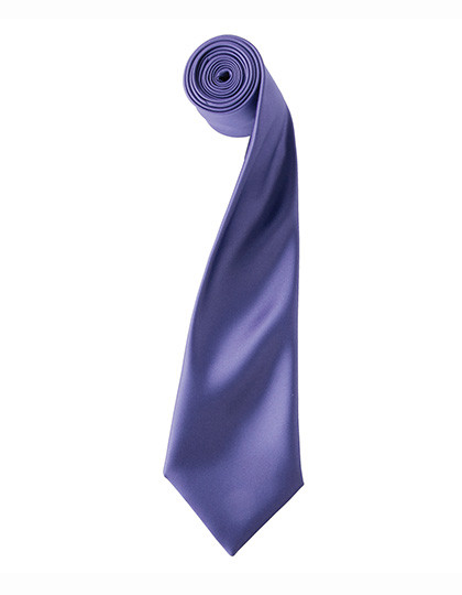Premier Workwear Colours Collection Satin Tie Purple (ca. Pantone 269C)