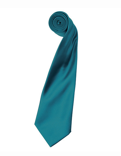 Premier Workwear Colours Collection Satin Tie Teal (ca. Pantone 3155C)