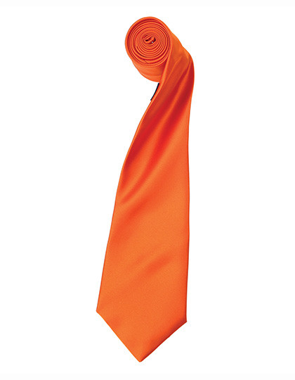 Premier Workwear Colours Collection Satin Tie Terracotta (ca. Pantone 159C)