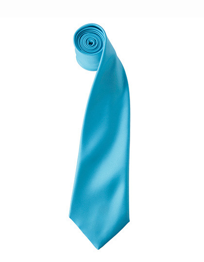 Premier Workwear Colours Collection Satin Tie Turquoise (ca. Pantone 312C)