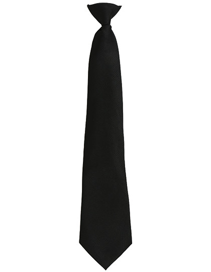 Premier Workwear Colours Orginals Fashion Clip Tie Black (ca. Pantone Black C)