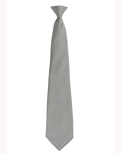 Premier Workwear Colours Orginals Fashion Clip Tie Pale Grey (Silver) (ca. Pantone 420 C)
