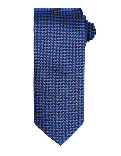 Premier Workwear Puppy Tooth Tie Royal (ca. Pantone 7686C)