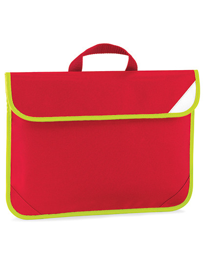 Quadra Enhanced-Viz Book Bag Classic Red
