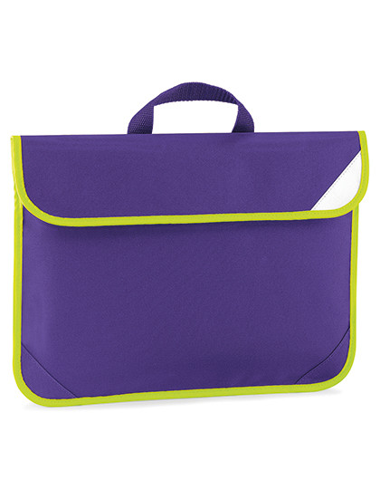 Quadra Enhanced-Viz Book Bag Purple
