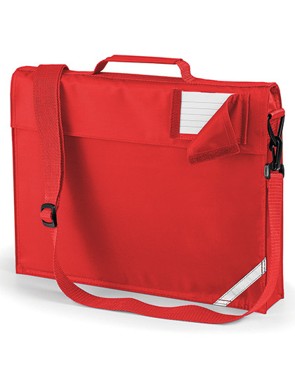 Quadra Junior Book Bag With Strap Bright Red