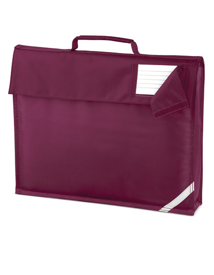 Quadra Junior Book Bag Burgundy