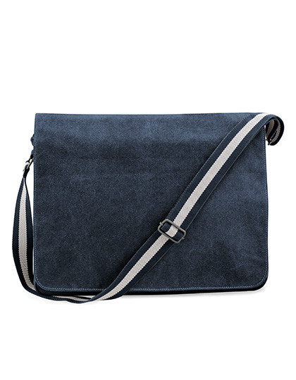 Quadra Vintage Canvas Despatch Bag Vintage Oxford Navy