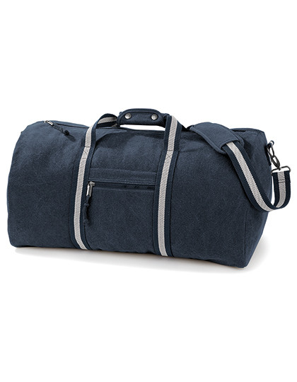 Quadra Vintage Canvas Holdall Vintage Oxford Navy