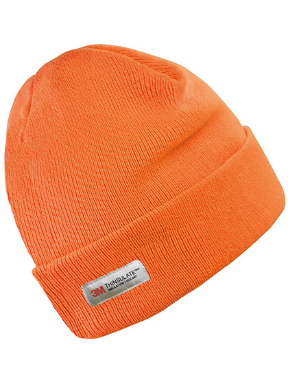 Result Winter Essentials Lightweight Thinsulate Hat Fluorescent Orange