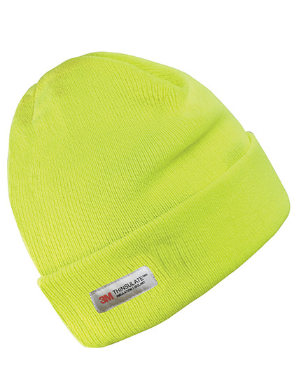 Result Winter Essentials Lightweight Thinsulate Hat Fluorescent Yellow