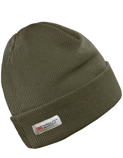 Result Winter Essentials Lightweight Thinsulate Hat Olive Green
