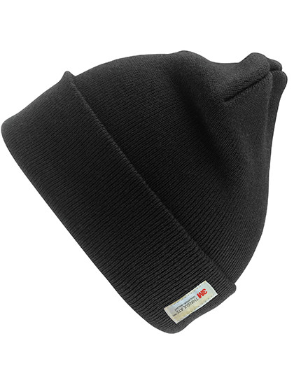 Result Winter Essentials Heavyweight Thinsulate™ Woolly Ski Hat Black