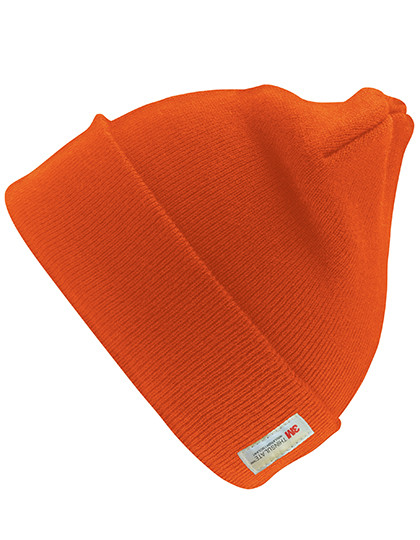 Result Winter Essentials Heavyweight Thinsulate™ Woolly Ski Hat Fluorescent Orange