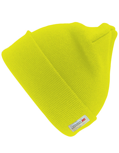 Result Winter Essentials Heavyweight Thinsulate™ Woolly Ski Hat Fluorescent Yellow