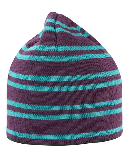 Result Winter Essentials Team Reversible Beanie Plum