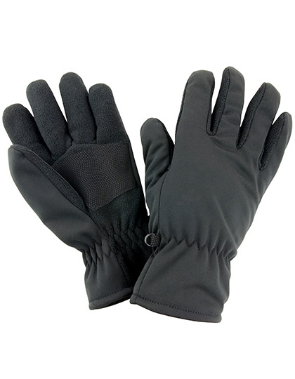 Result Winter Essentials Softshell Thermal Glove Black