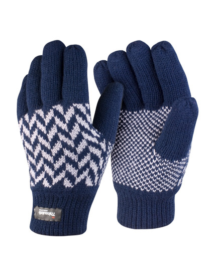 Result Winter Essentials Pattern Thinsulate Glove Navy