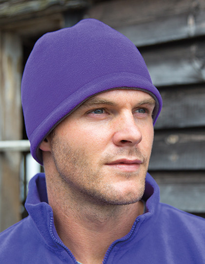 Result Winter Essentials Reversible Fleece Skull Hat