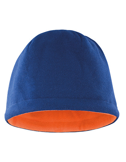 Result Winter Essentials Reversible Fleece Skull Hat Navy
