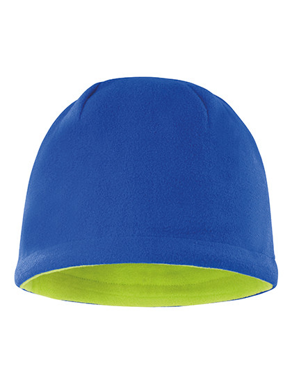 Result Winter Essentials Reversible Fleece Skull Hat Royal