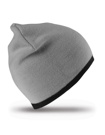 Result Winter Essentials Soft Feel Cuffless Reversible Beanie Grey