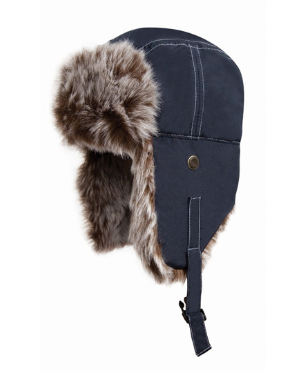 Result Winter Essentials Classic Sherpa Hat Midnight Blue