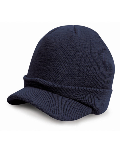 Result Winter Essentials Esco Army Knitted Hat Navy