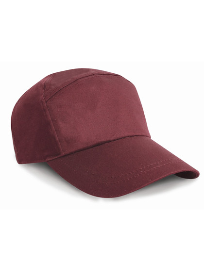 Result Headwear 7-Panel Advertising Cap Burgundy