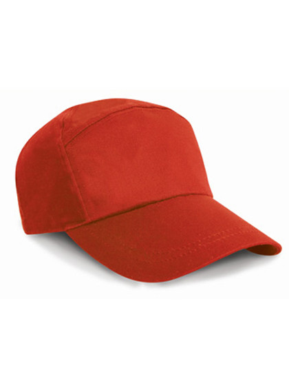 Result Headwear 7-Panel Advertising Cap Red