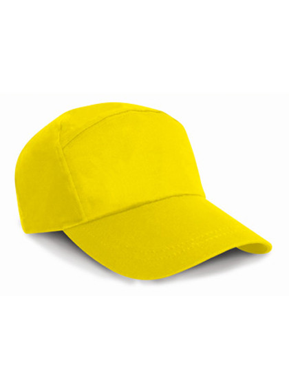 Result Headwear 7-Panel Advertising Cap Yellow