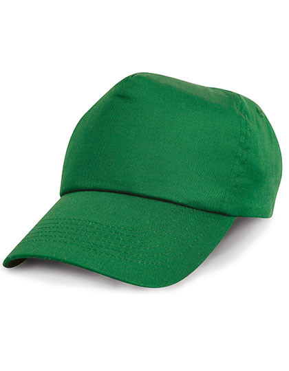 Result Headwear Junior Cotton Cap Kelly Green