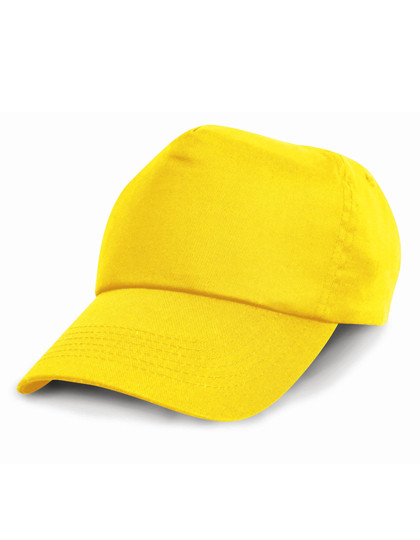 Result Headwear Junior Cotton Cap Yellow