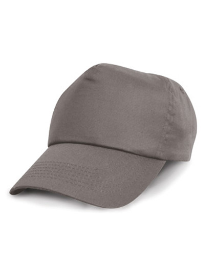 Result Headwear Cotton Cap Grey